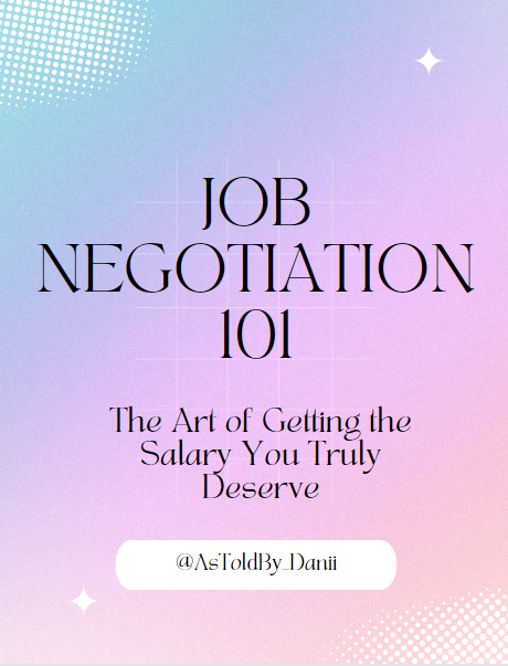 Job Negotiation 101 Guide